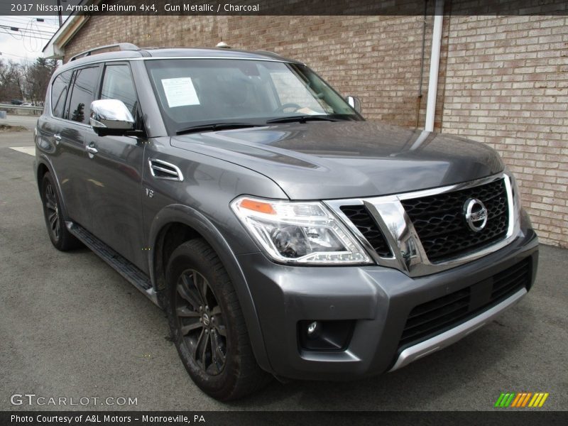 Gun Metallic / Charcoal 2017 Nissan Armada Platinum 4x4
