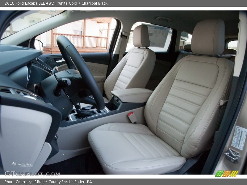 White Gold / Charcoal Black 2018 Ford Escape SEL 4WD