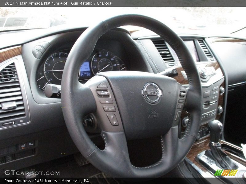 Gun Metallic / Charcoal 2017 Nissan Armada Platinum 4x4