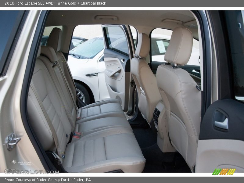 White Gold / Charcoal Black 2018 Ford Escape SEL 4WD