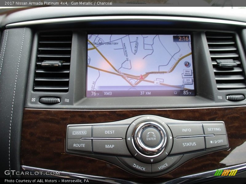 Gun Metallic / Charcoal 2017 Nissan Armada Platinum 4x4