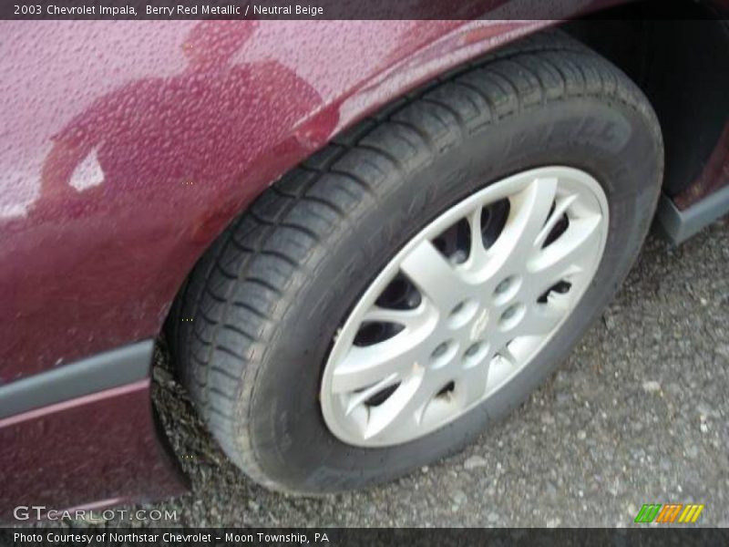 Berry Red Metallic / Neutral Beige 2003 Chevrolet Impala