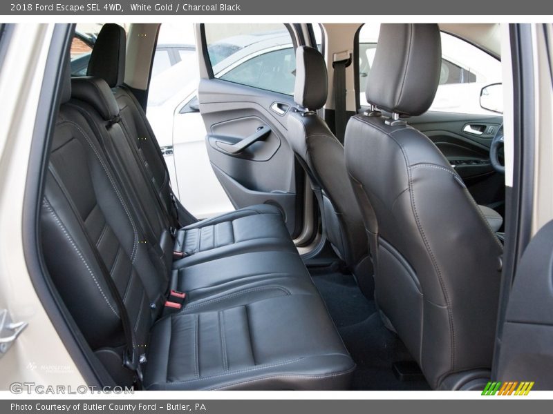 White Gold / Charcoal Black 2018 Ford Escape SEL 4WD