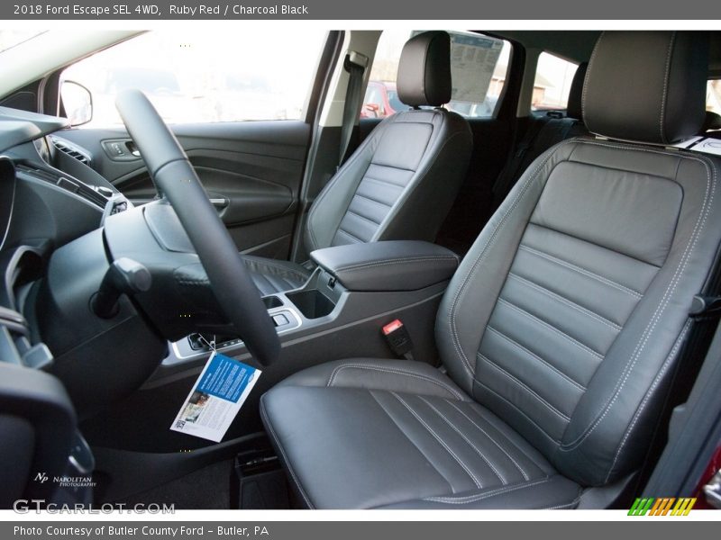 Ruby Red / Charcoal Black 2018 Ford Escape SEL 4WD