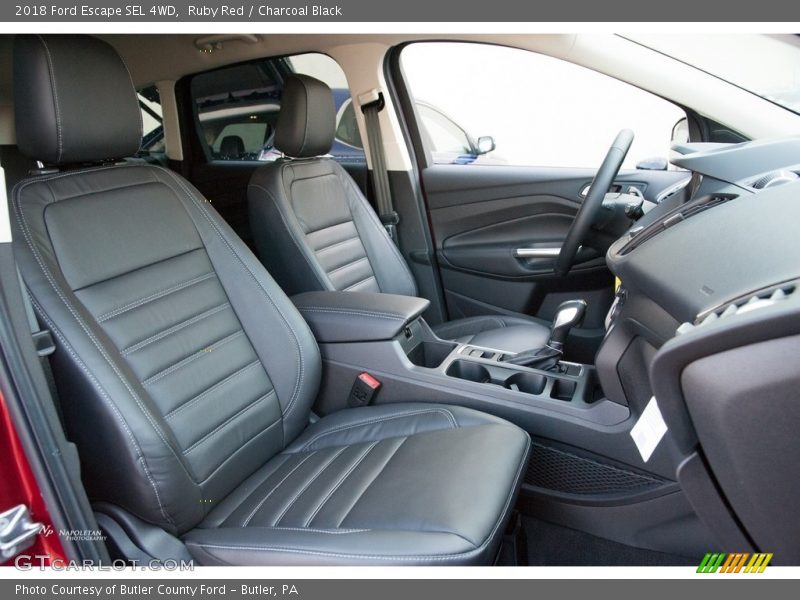 Ruby Red / Charcoal Black 2018 Ford Escape SEL 4WD