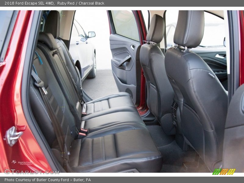 Ruby Red / Charcoal Black 2018 Ford Escape SEL 4WD
