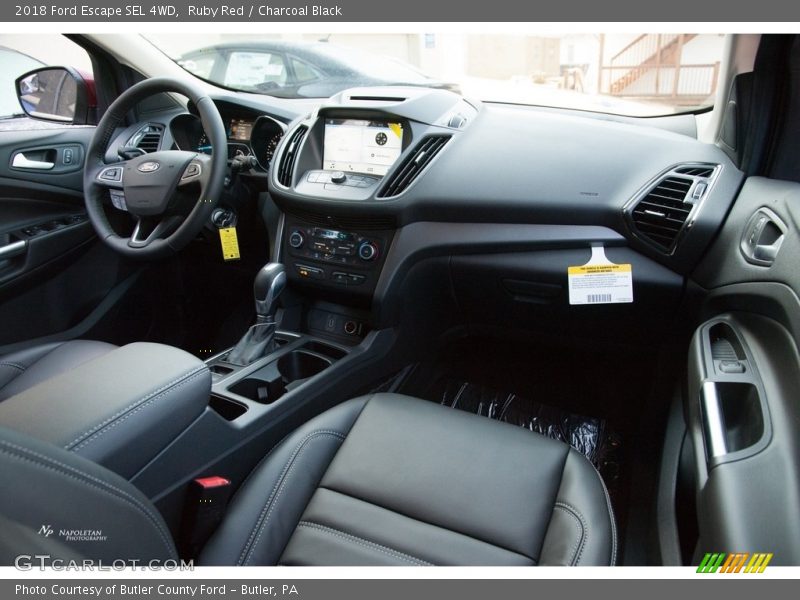 Ruby Red / Charcoal Black 2018 Ford Escape SEL 4WD