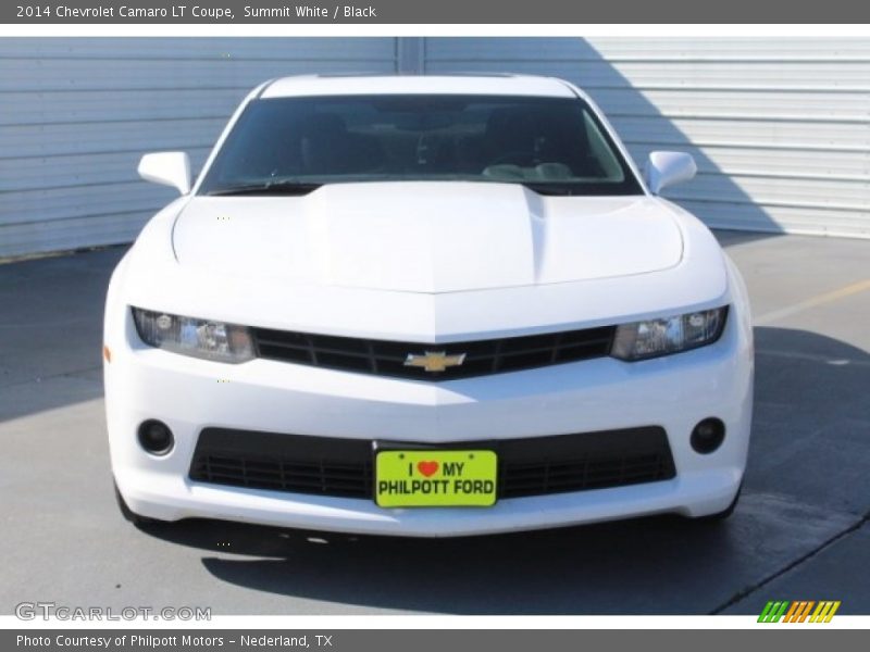 Summit White / Black 2014 Chevrolet Camaro LT Coupe