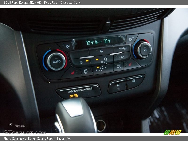 Ruby Red / Charcoal Black 2018 Ford Escape SEL 4WD