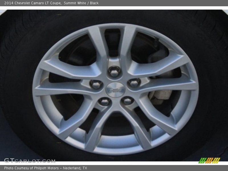 Summit White / Black 2014 Chevrolet Camaro LT Coupe