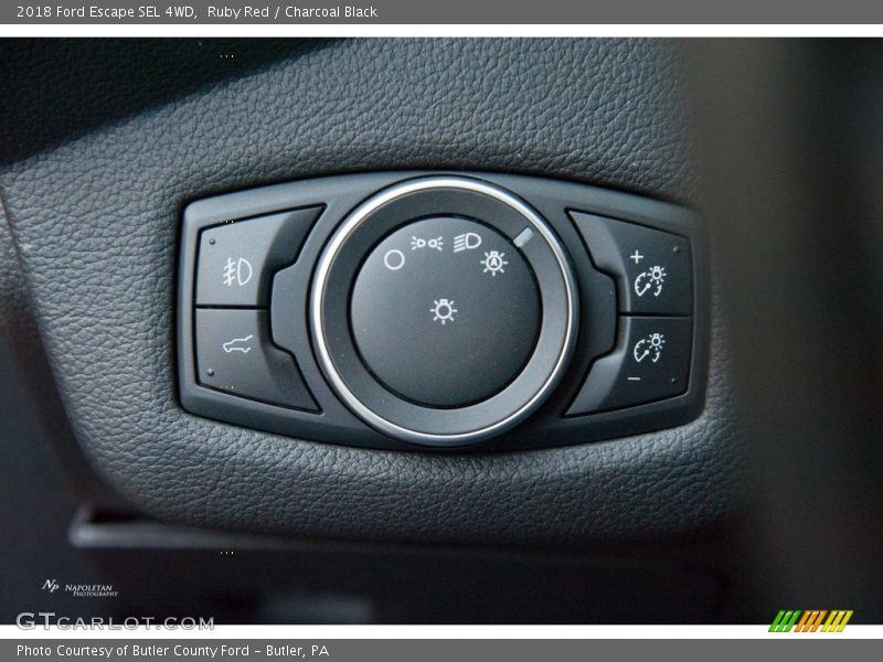 Ruby Red / Charcoal Black 2018 Ford Escape SEL 4WD