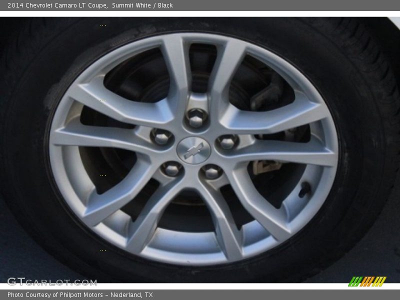 Summit White / Black 2014 Chevrolet Camaro LT Coupe
