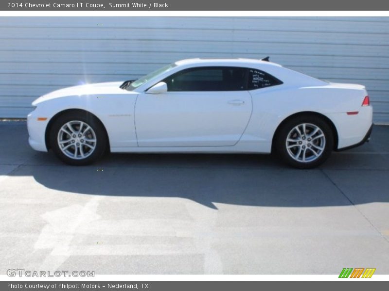 Summit White / Black 2014 Chevrolet Camaro LT Coupe