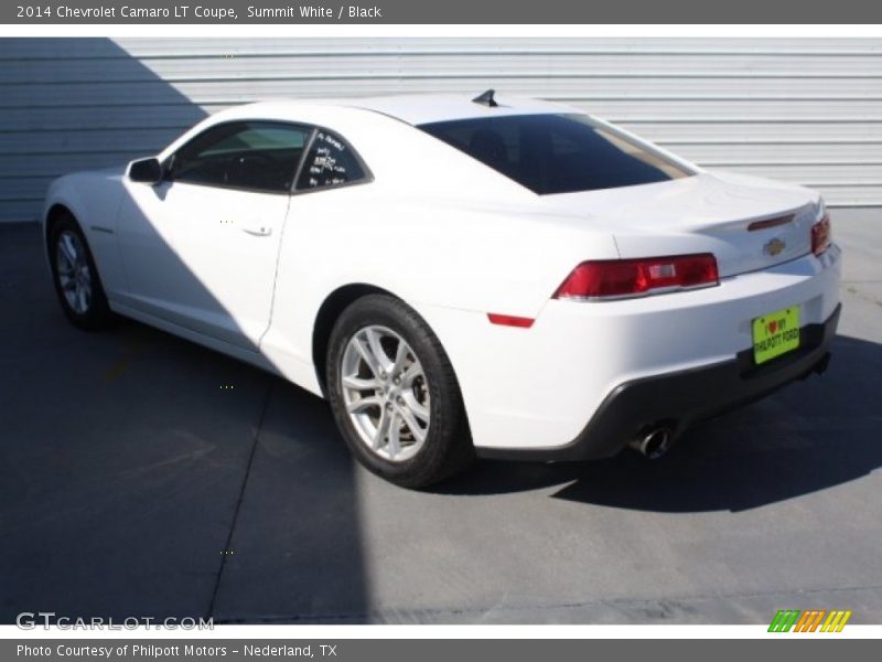 Summit White / Black 2014 Chevrolet Camaro LT Coupe