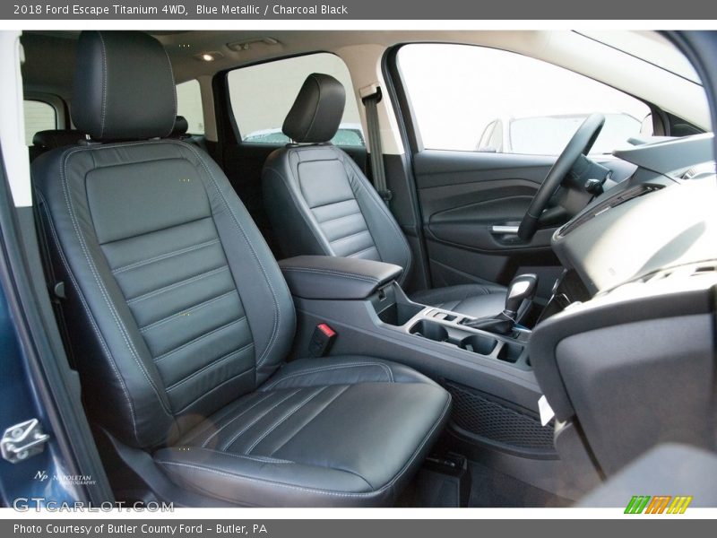 Blue Metallic / Charcoal Black 2018 Ford Escape Titanium 4WD