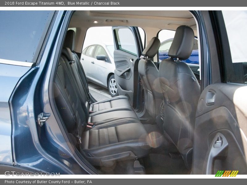 Blue Metallic / Charcoal Black 2018 Ford Escape Titanium 4WD