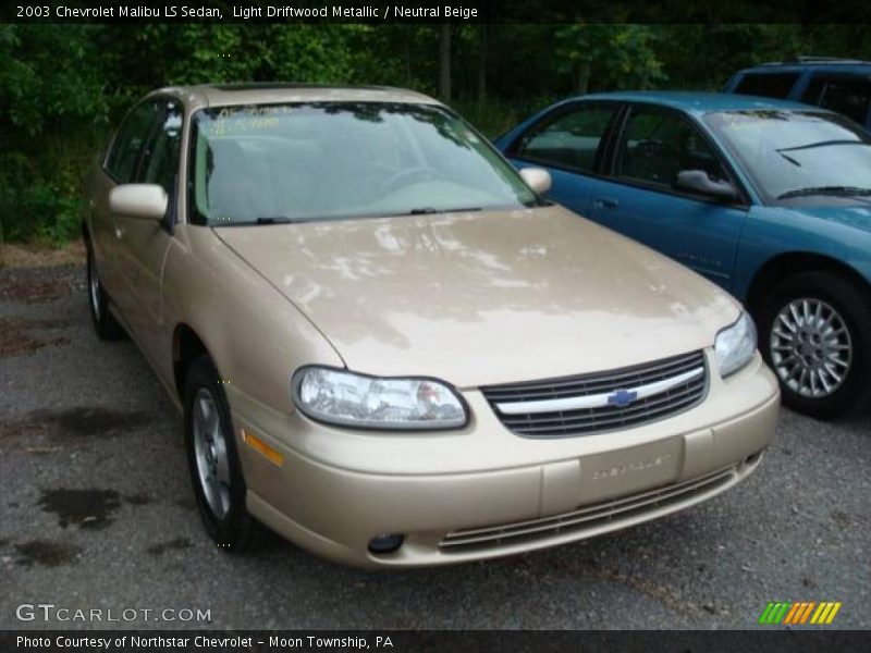Light Driftwood Metallic / Neutral Beige 2003 Chevrolet Malibu LS Sedan