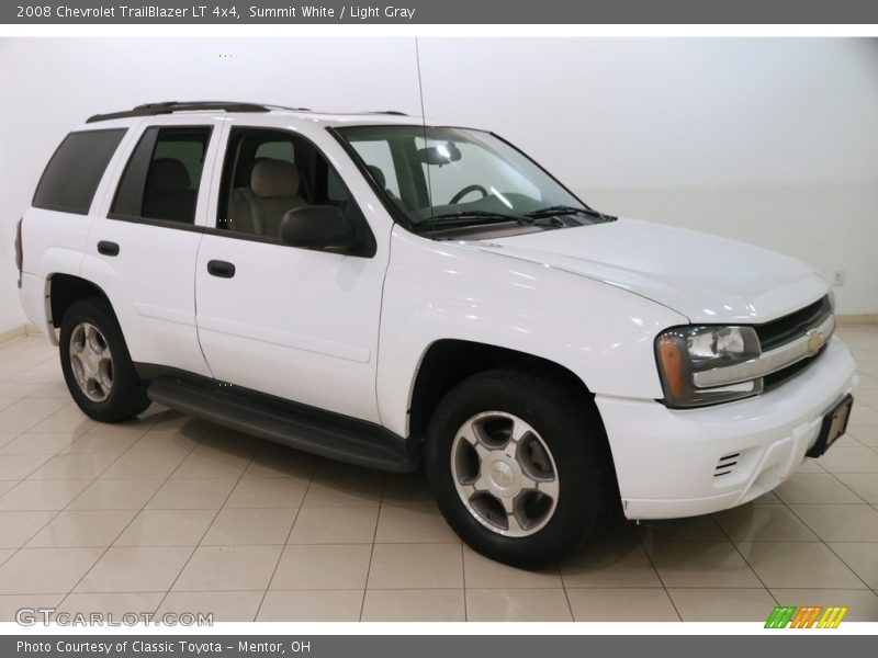 Summit White / Light Gray 2008 Chevrolet TrailBlazer LT 4x4