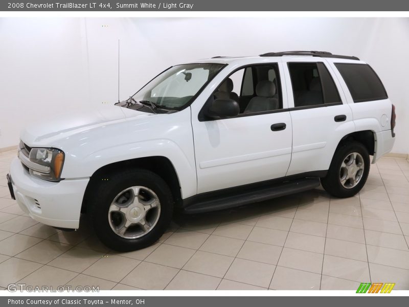 Summit White / Light Gray 2008 Chevrolet TrailBlazer LT 4x4