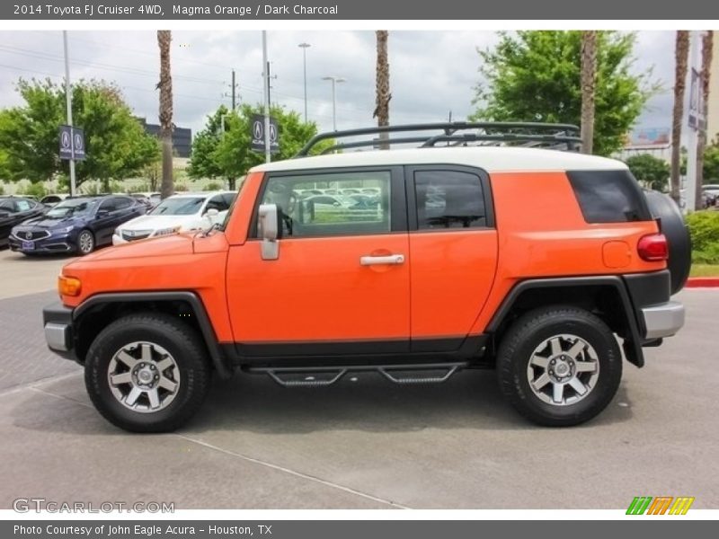 Magma Orange / Dark Charcoal 2014 Toyota FJ Cruiser 4WD