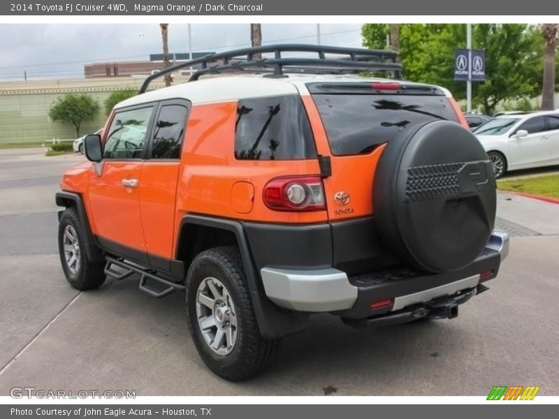 Magma Orange / Dark Charcoal 2014 Toyota FJ Cruiser 4WD
