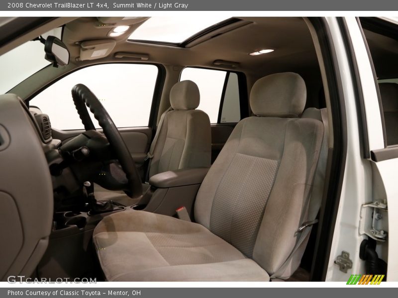 Summit White / Light Gray 2008 Chevrolet TrailBlazer LT 4x4