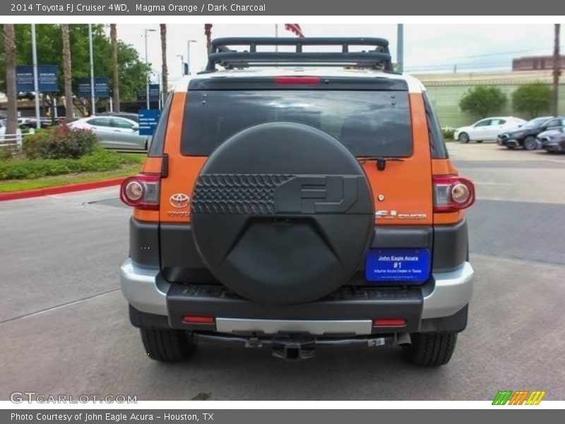 Magma Orange / Dark Charcoal 2014 Toyota FJ Cruiser 4WD