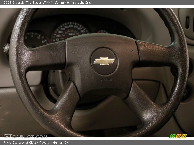 Summit White / Light Gray 2008 Chevrolet TrailBlazer LT 4x4
