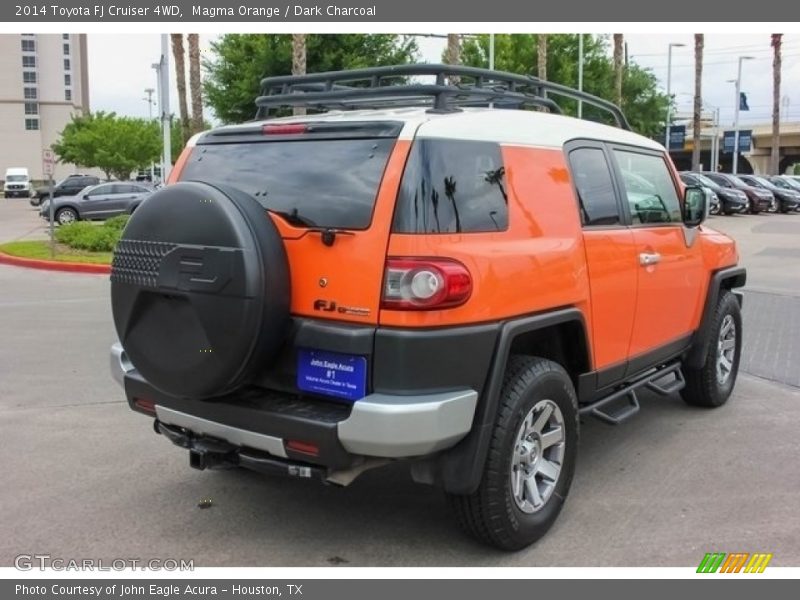 Magma Orange / Dark Charcoal 2014 Toyota FJ Cruiser 4WD