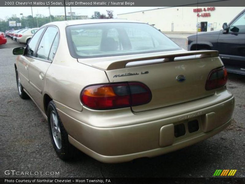 Light Driftwood Metallic / Neutral Beige 2003 Chevrolet Malibu LS Sedan