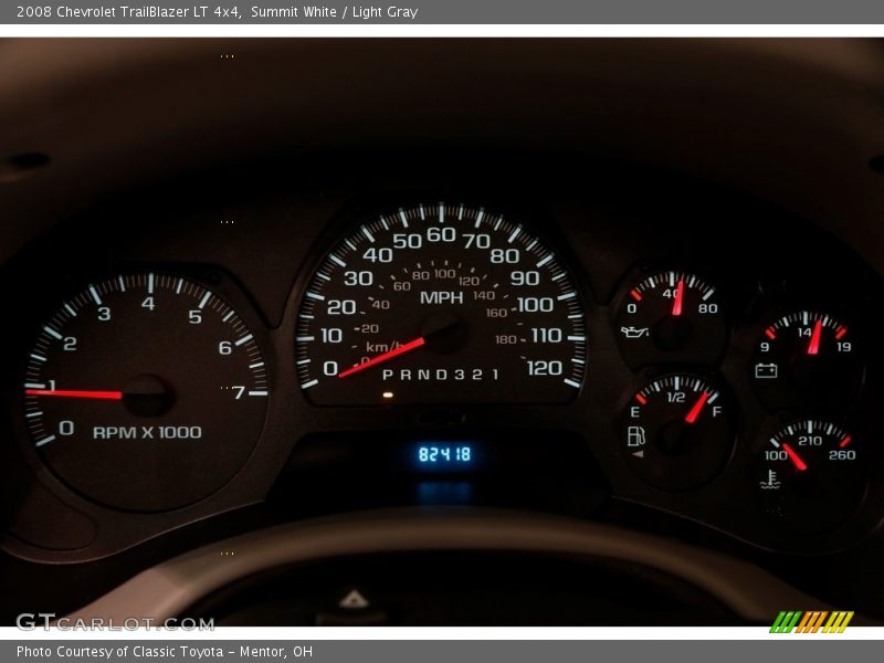 Summit White / Light Gray 2008 Chevrolet TrailBlazer LT 4x4