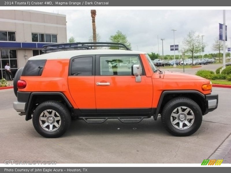 Magma Orange / Dark Charcoal 2014 Toyota FJ Cruiser 4WD