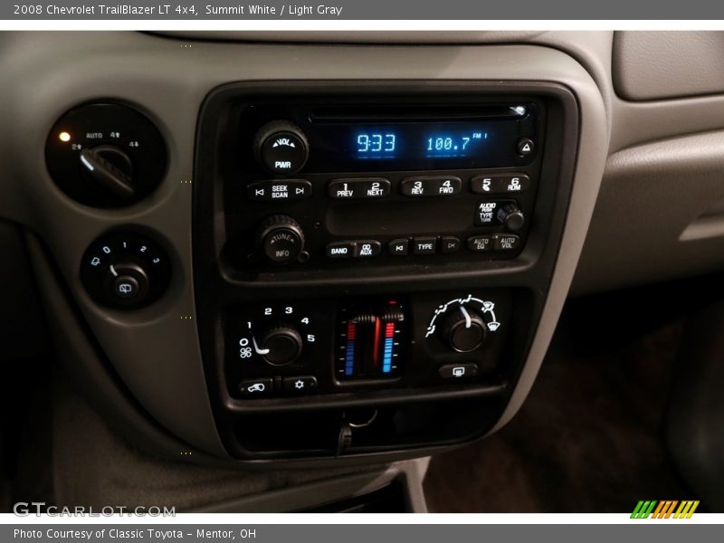 Summit White / Light Gray 2008 Chevrolet TrailBlazer LT 4x4