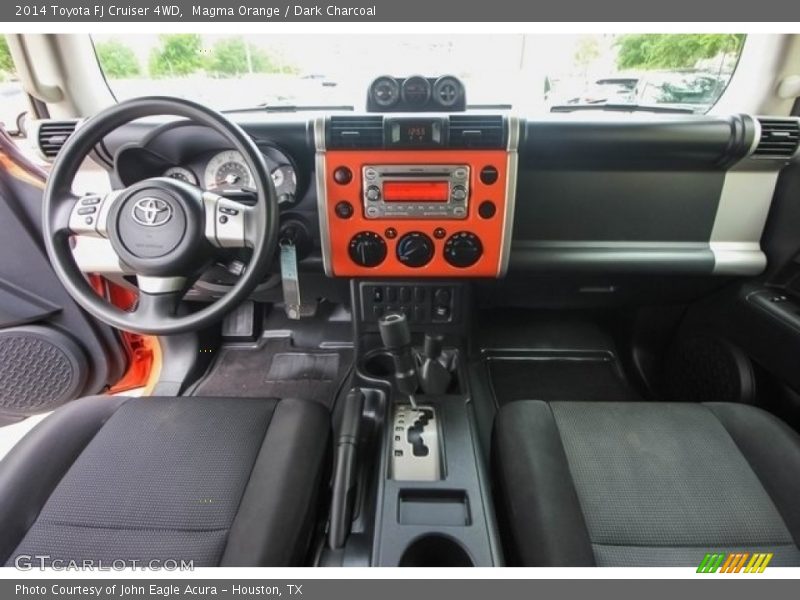 Magma Orange / Dark Charcoal 2014 Toyota FJ Cruiser 4WD