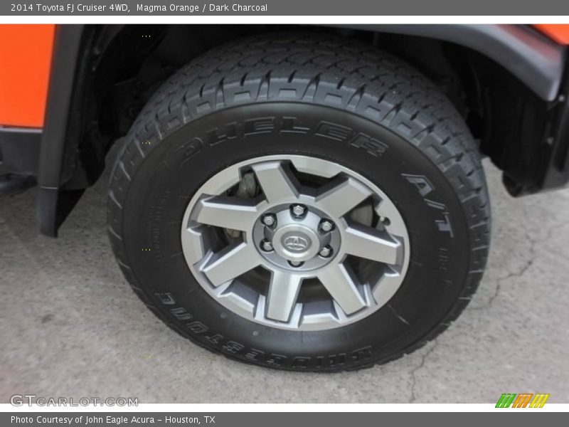 Magma Orange / Dark Charcoal 2014 Toyota FJ Cruiser 4WD