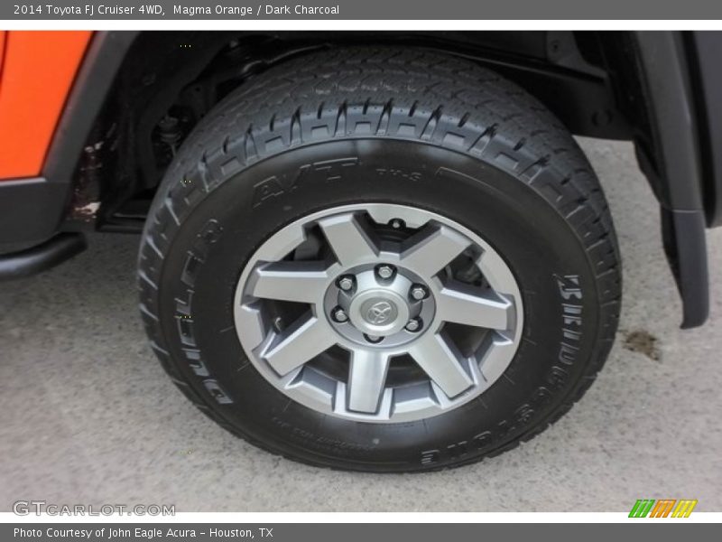 Magma Orange / Dark Charcoal 2014 Toyota FJ Cruiser 4WD