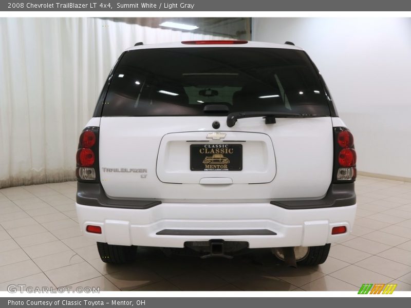 Summit White / Light Gray 2008 Chevrolet TrailBlazer LT 4x4