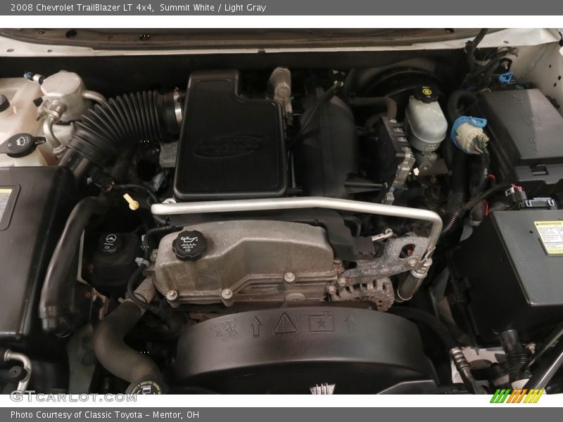 Summit White / Light Gray 2008 Chevrolet TrailBlazer LT 4x4