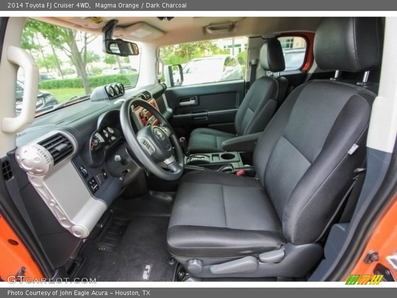 Magma Orange / Dark Charcoal 2014 Toyota FJ Cruiser 4WD