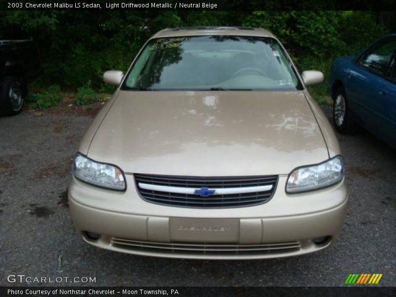 Light Driftwood Metallic / Neutral Beige 2003 Chevrolet Malibu LS Sedan