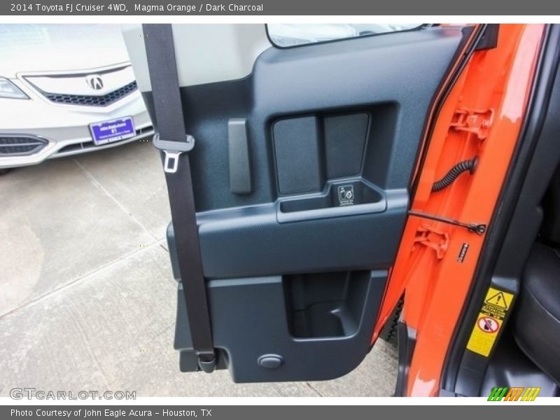 Magma Orange / Dark Charcoal 2014 Toyota FJ Cruiser 4WD