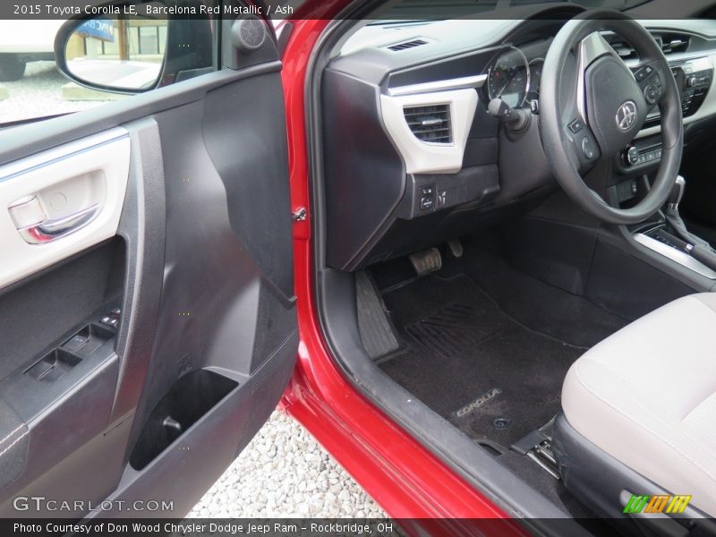 Barcelona Red Metallic / Ash 2015 Toyota Corolla LE