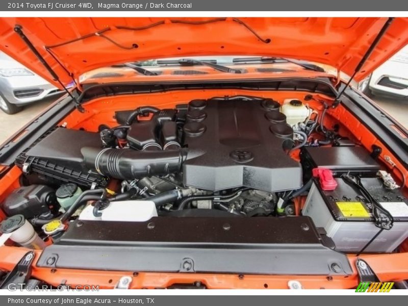 Magma Orange / Dark Charcoal 2014 Toyota FJ Cruiser 4WD