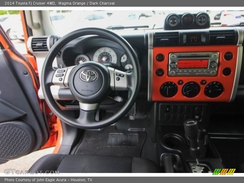 Magma Orange / Dark Charcoal 2014 Toyota FJ Cruiser 4WD