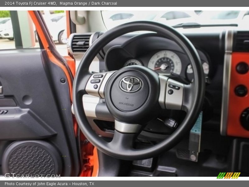 Magma Orange / Dark Charcoal 2014 Toyota FJ Cruiser 4WD