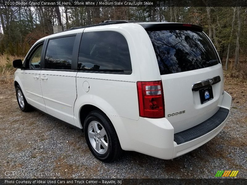 Stone White / Medium Slate Gray/Light Shale 2010 Dodge Grand Caravan SE Hero
