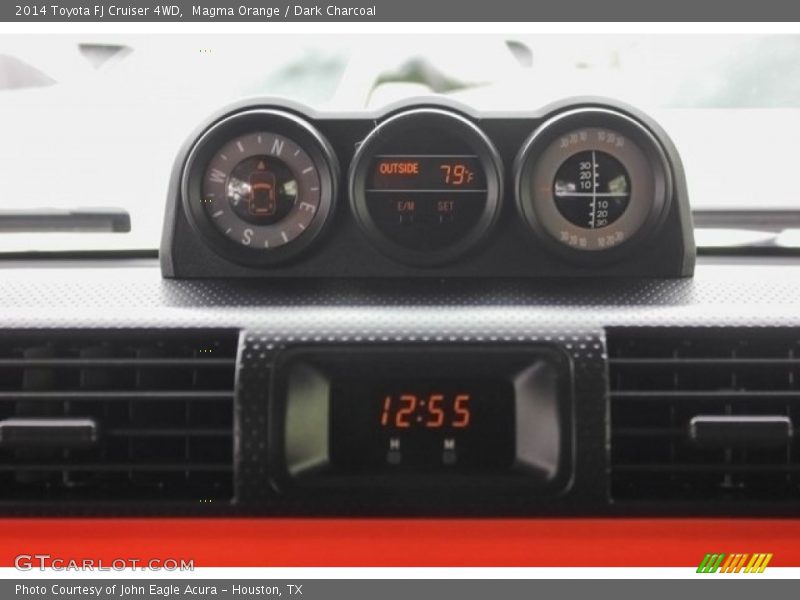 Magma Orange / Dark Charcoal 2014 Toyota FJ Cruiser 4WD