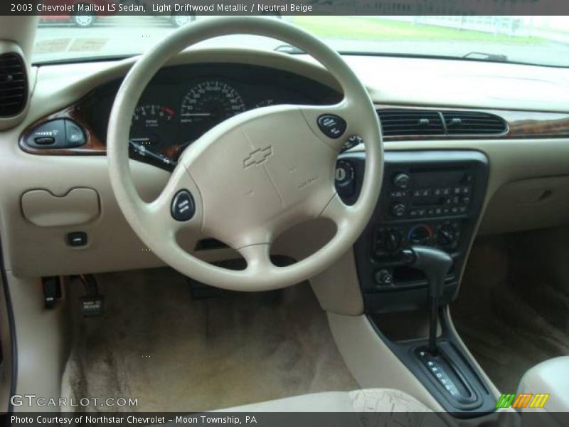 Light Driftwood Metallic / Neutral Beige 2003 Chevrolet Malibu LS Sedan