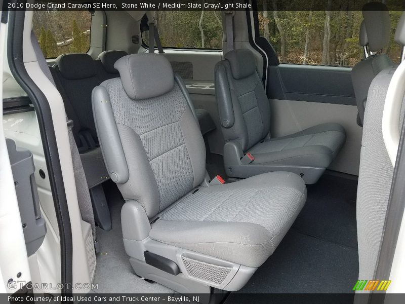 Stone White / Medium Slate Gray/Light Shale 2010 Dodge Grand Caravan SE Hero