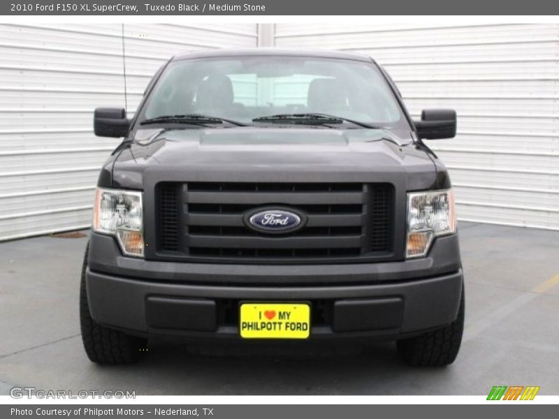 Tuxedo Black / Medium Stone 2010 Ford F150 XL SuperCrew